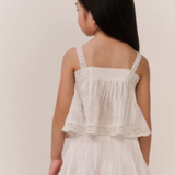 LoveShackFancy - MINI SOLENA SKIRT - White