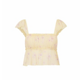 LoveShack Fancy - SIENA TOP - SWEET JASMINE