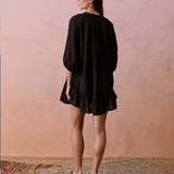 BOTEH - Frill La Ponche Dress - Black