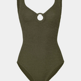 Hunza G - Coverage Celine Swim - Metallic Khaki
