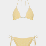 Hunza G - Gina Beaded Bikini - Butter