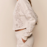 LoveShackFancy - Lalo Pullover - True White