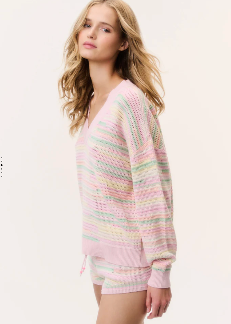 LoveShackFancy - Marlieanna Pullover - Tropical Swirl