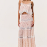 LoveShackFancy - Everhart Skirt - Sweet Nectar