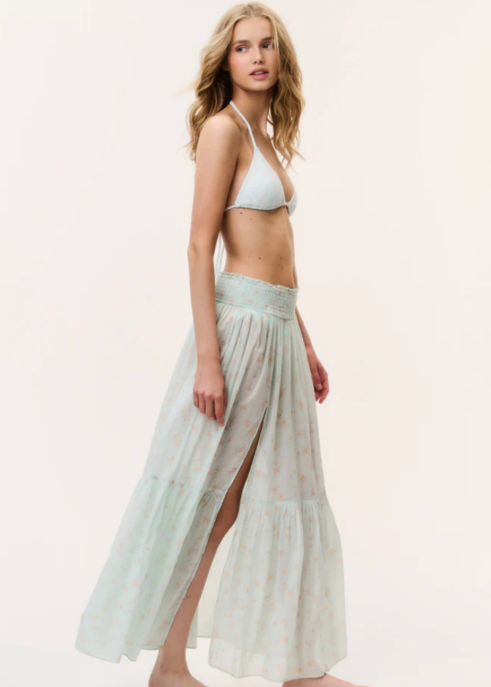 LoveShackFancy - Umber Skirt - Celadon Drift