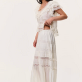 LoveShackFancy - Nivine Skirt - Ivory