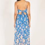 Poupette St Barth - HAVANA LONG DRESS - BLUE PALM BEACH