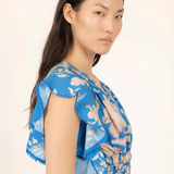 Poupette St Barth - PEARL TOP - BLUE PALM BEACH
