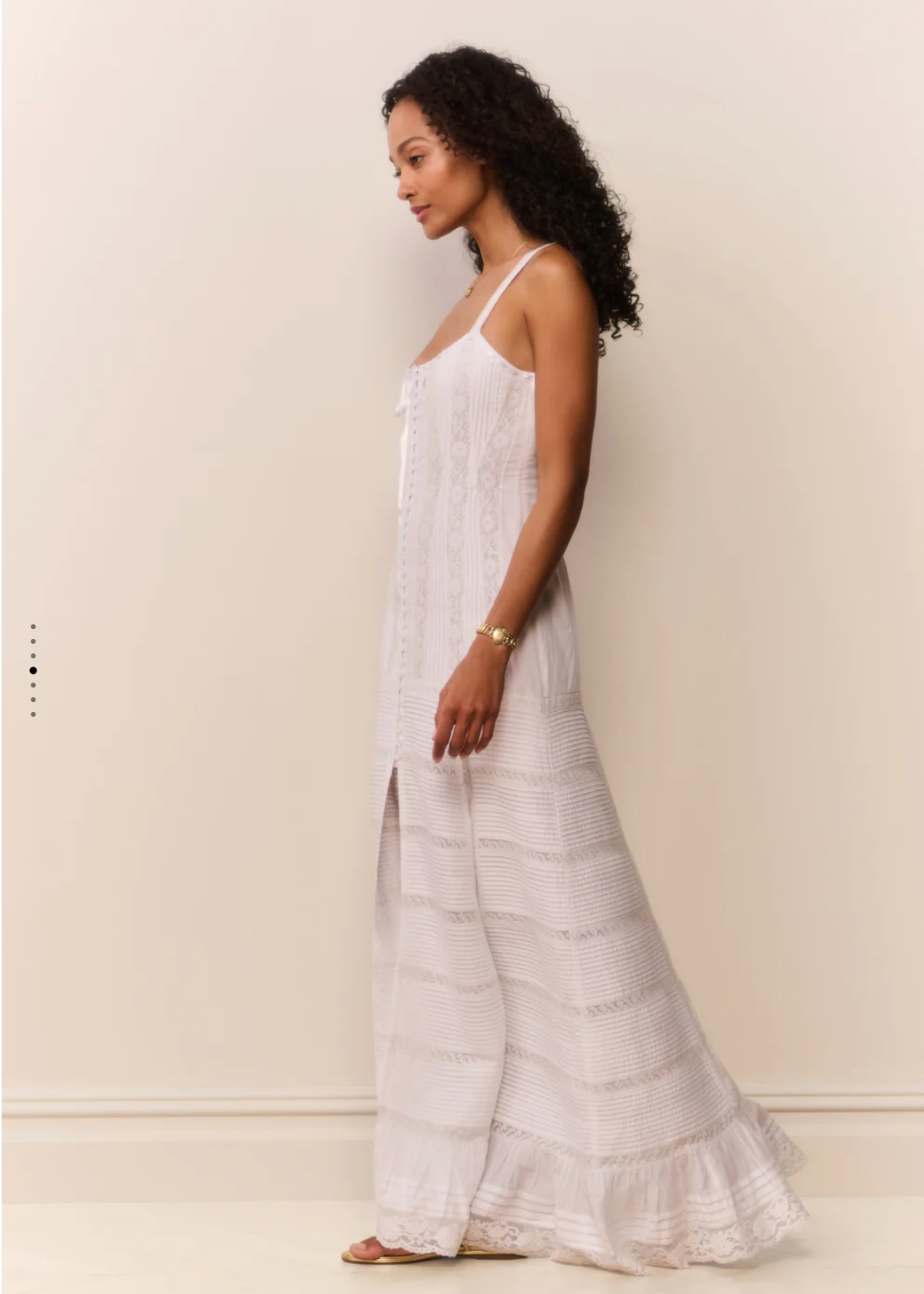 LoveShackFancy - CALYX DRESS - White