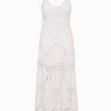 LoveShackFancy - VEYLA DRESS - OPTIC WHITE