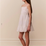 LoveShackFancy - ZURI TWEEN DRESS - WHITE