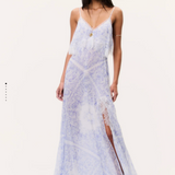 LoveShackFancy - STELLINE DRESS - INDIGO SHORES