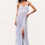 LoveShackFancy - STELLINE DRESS - INDIGO SHORES