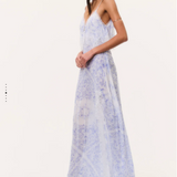 LoveShackFancy - STELLINE DRESS - INDIGO SHORES