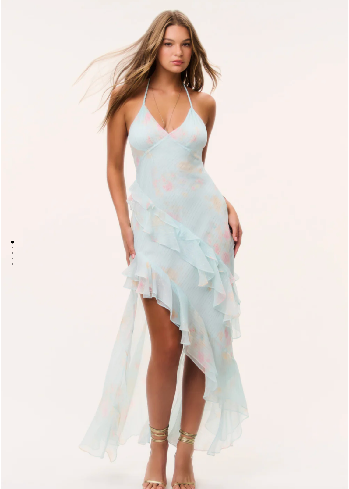 blue rain dress Amur Georgina Mini In Cloud This blue organic dress is the pinnacle of comfort and style Blue Organic Dress | Fair