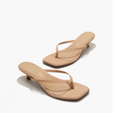 TKEES - Square Toe Julia Suede - Sunkissed