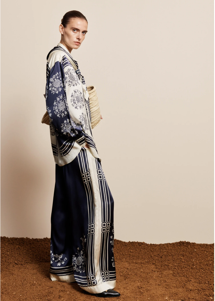 Alémais - Banderra Silk Pant - Ink
