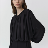 SIMKHAI - Frida Silk Georgette Top - Black
