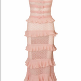 LoveShackFancy - HANNELORE DRESS - PARLOR ROSE