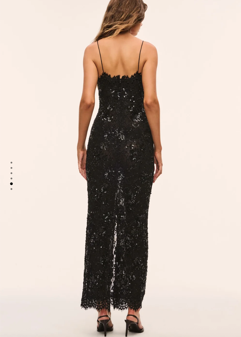 LoveShackFancy - CIONA DRESS - Black