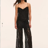 LoveShackFancy - FERNI TOP - Black