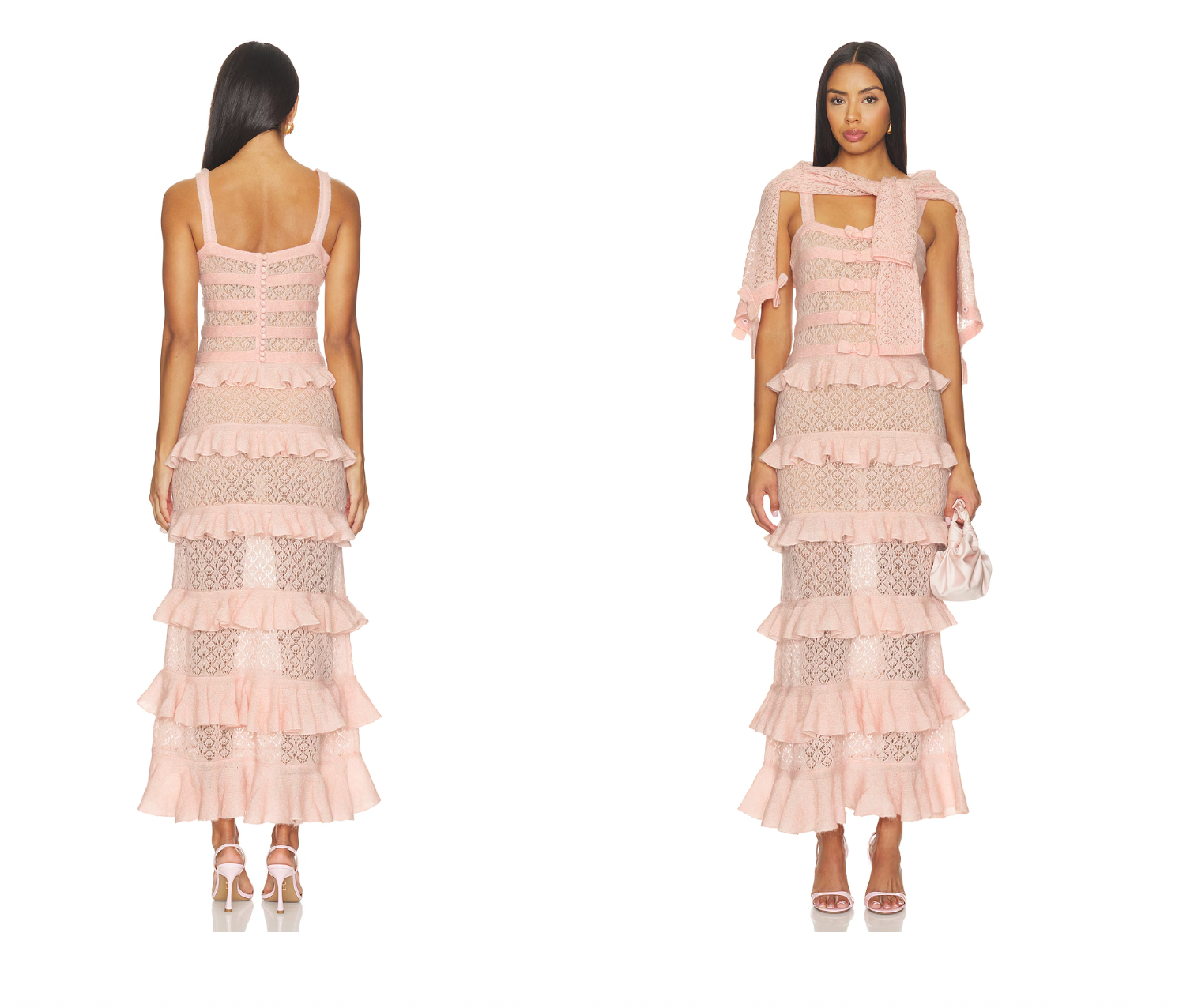 LoveShackFancy - HANNELORE DRESS - PARLOR ROSE