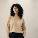 Stateside - FLEECE CREWNECK PULLOVER - CHAMOMILE
