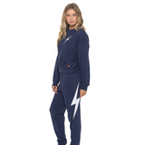 Aviator Nation - BOLT RELAXED CREW SWEATSHIRT - NAVY/WHITE