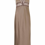 LoveShackFancy - VELLA DRESS - PEWTER SKY