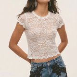 LoveShackFancy - LUCAS TEE - Ivory