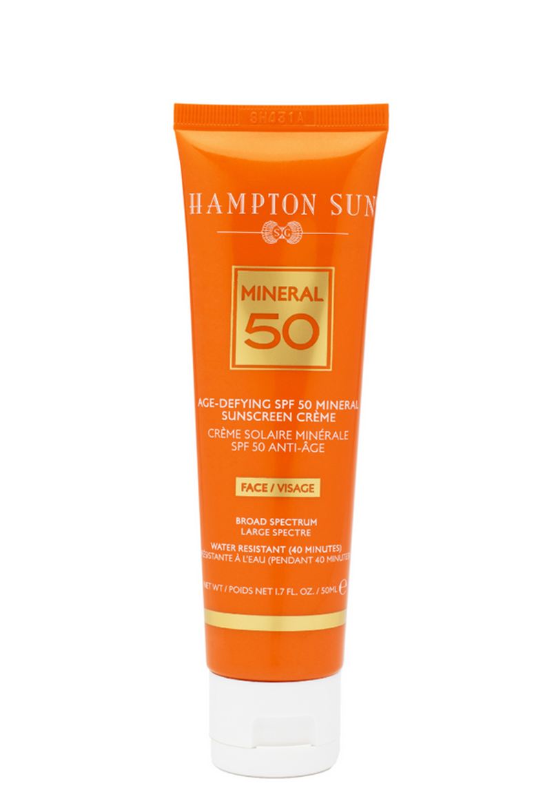 Hampton Sun - Age-Defying SPF 50 Mineral Crème For Face - 1.7 oz.