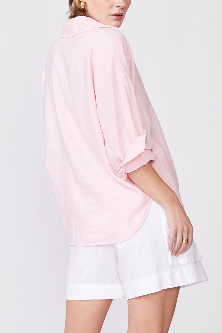 Stateside - Linen Oversized Shirt - French Pink