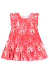 Mer St. Barth - Sophie Girl's Tassel Dress - Pink Palm