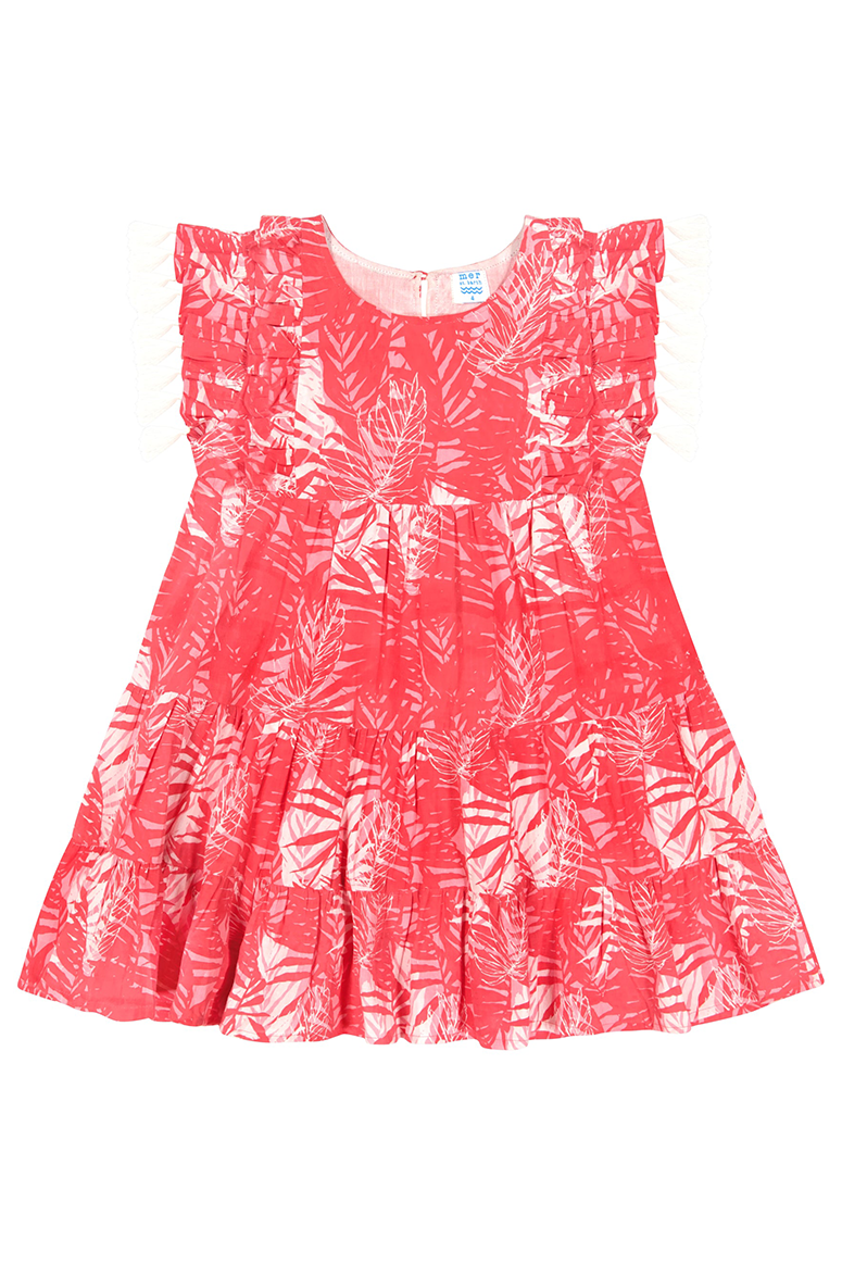 Mer St. Barth - Sophie Girl's Tassel Dress - Pink Palm