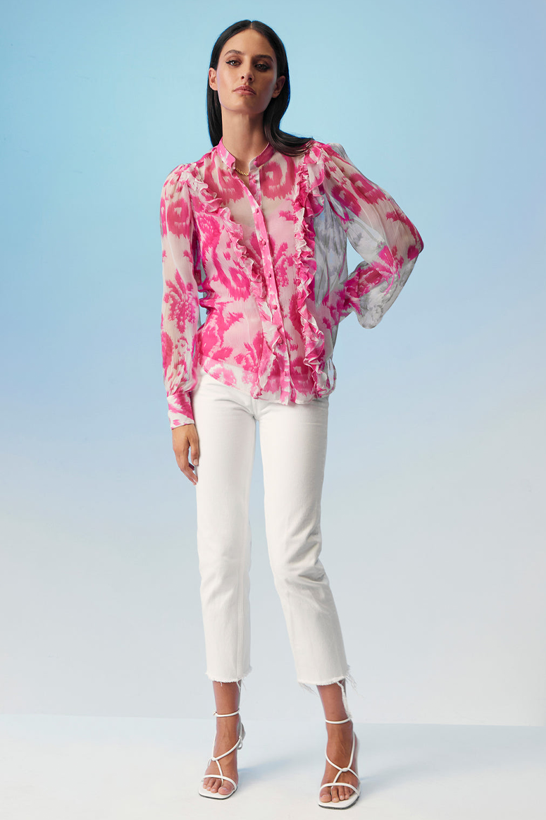 Hemant & Nandita - Indu Blouse - Pink