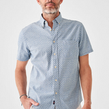 Faherty - Short Sleeve Stretch Playa Shirt - Fishscale Redux