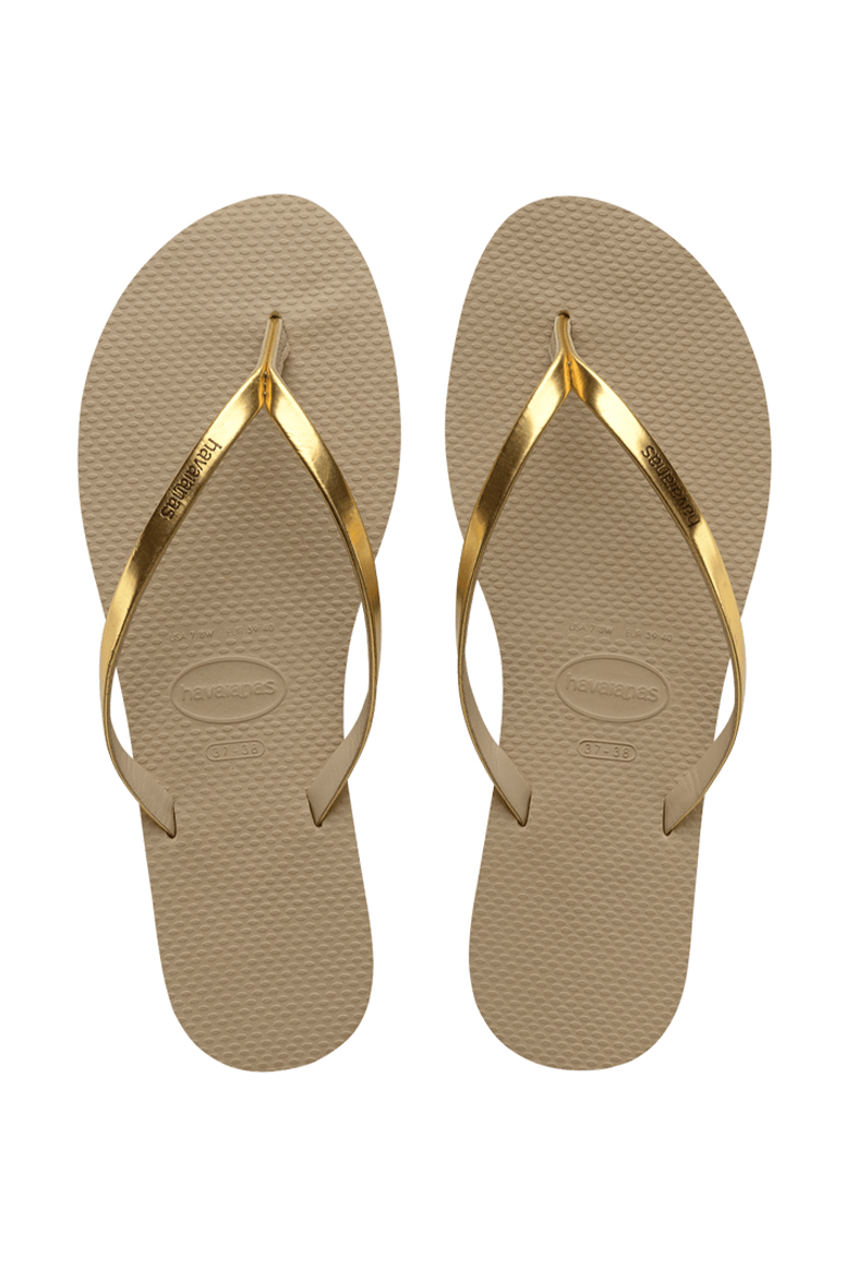 Havaianas - You Metallic Slim Sandal - Golden Sand