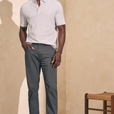Faherty - Short Sleeve Movement Polo - Horizon Line Stripe