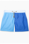 Tom & Teddy - Men's Turtle Swim Shorts - Blue & Ice Green