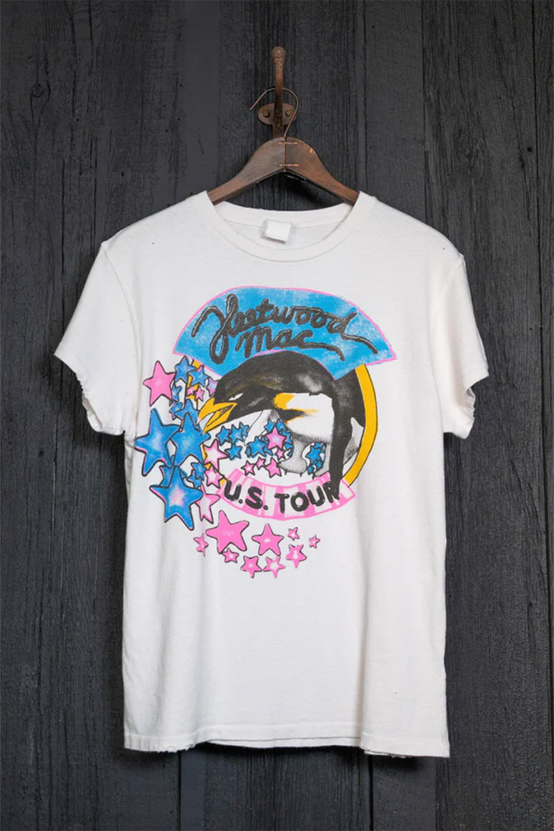 Madeworn - Fleetwood Mac U.S Tour Crew Tee - Vintage White – Sunni