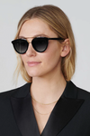 KREWE - LENOX Polarized Sunglasses - Black + Cobalt