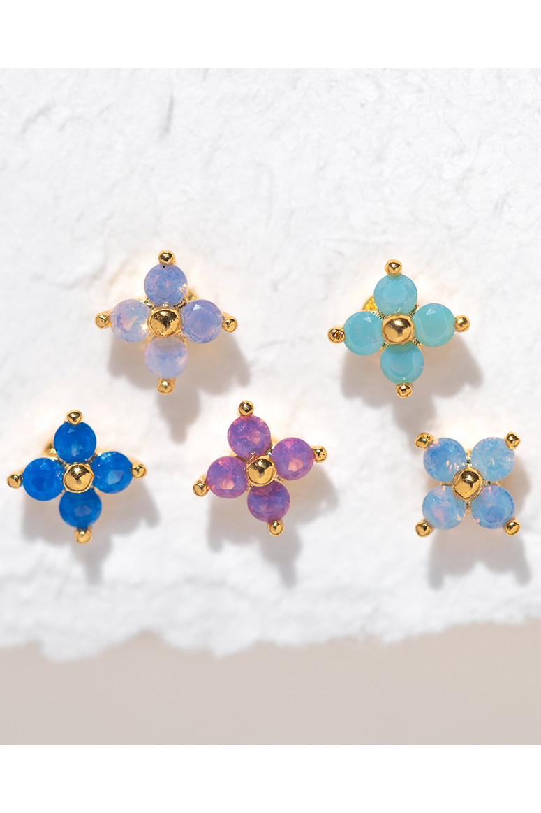 Girls Crew - Beautiful Blossom Stud Set - Gold