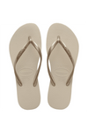 Havianas - Slim Flip Flops - Sand Grey/Light Golden