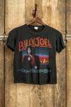 Madeworn - Billy Joel 1978 Crop Tee - Coal Pigment
