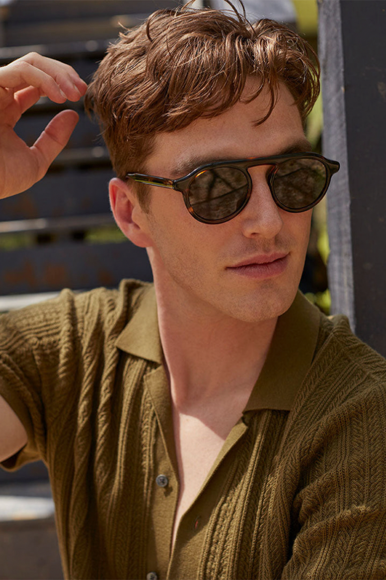 KREWE - CAMERON Sunglasses - Hickory Polarized