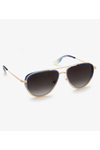 KREWE - COLEMAN Sunglasses - 18K Matte Indigo Fade/Gravity
