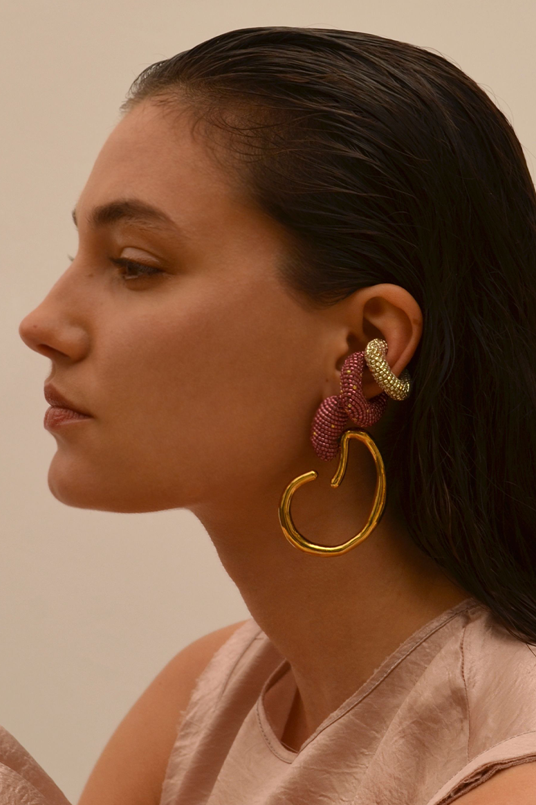 Susana Vega - Carai Earrings - Plum