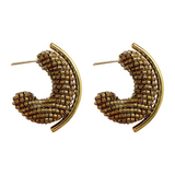 Susana Vega - Mini Alba Hoops - Bronze