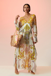 Hemant & Nandita - Agra Kaftan - Off White