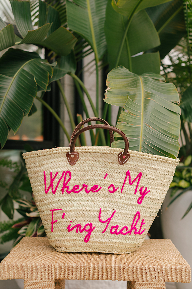 “Where's My F'ing Yacht" Bag - Sunni Spencer EXCLUSIVE x Poolside